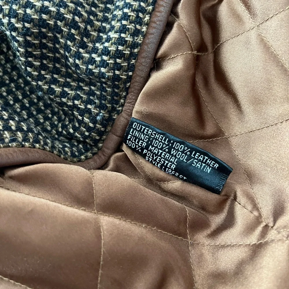 Vintage Chore Jacket Wilson’s Leather w Wool Lining Men’s XL EUC High Quality